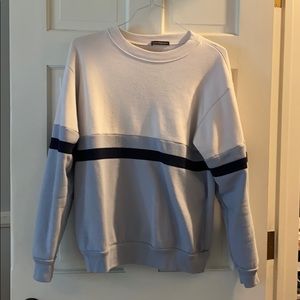 color blocked pullover